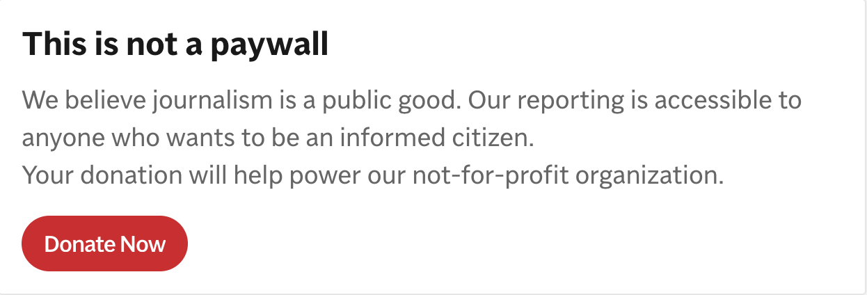 Donation Card, Short appeal